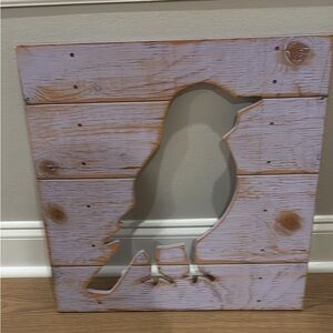 Pottery Barn Kids Rustic Bird Silhouette Wall Art